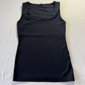 ZARA Black Sleeveless Tank Top Women’s Small Stretch Minimalist Basic Layering